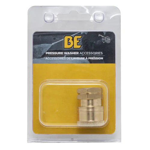 BE Power Equipment 85.300.102BEP Coupler, 1/4"QC FNPT PKG - MPR Tools & Equipment