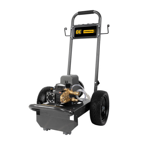 BE Power Equipment B153EA 1500 PSI - 3.0 GPM ELECTRIC PRESSURE WASHER WITH 3.0 HP BALDOR MOTOR & AR TRIPLEX PUMP - MPR Tools & Equipment