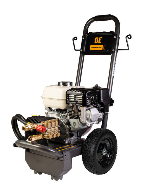 BE Power Equipment B2565HGS 2500 PSI - 3.0 GPM GAS PRESSURE WASHER WITH HONDA GX200 ENGINE & GENERAL TRIPLEX PUMP - MPR Tools & Equipment