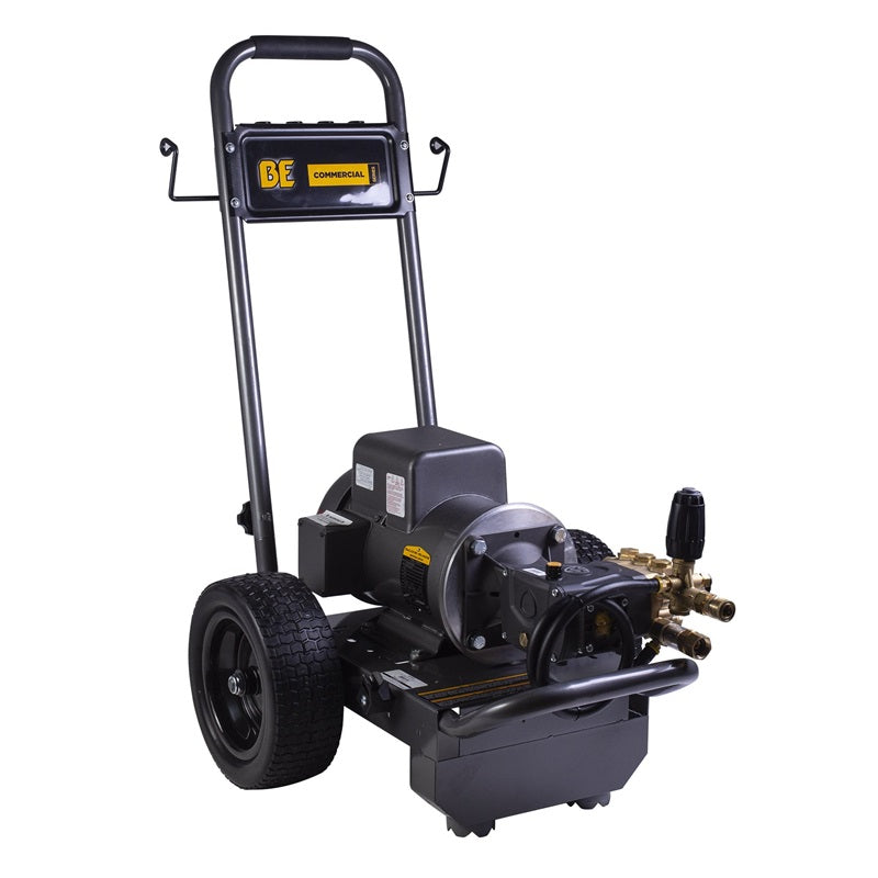 BE Power Equipment B2775EA 2,700 PSI - 3.5 GPM Electric Pressure Washer with Baldor Motor and AR Triplex Pump - MPR Tools & Equipment