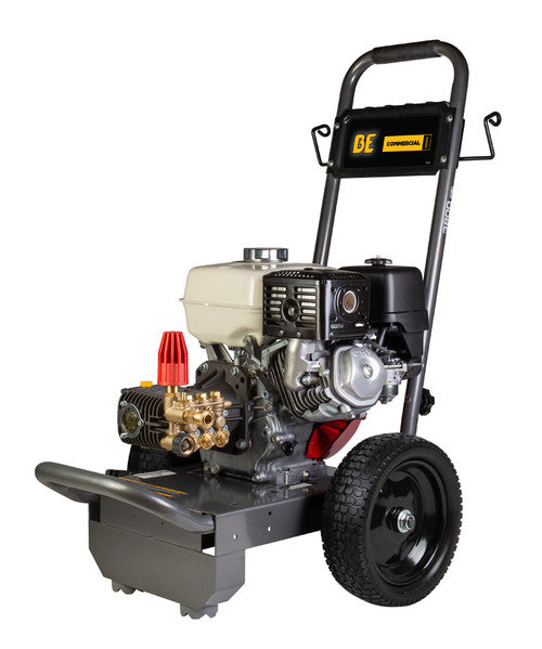 BE Power Equipment B389HC 3800 PSI - 2.5 GPM GAS PRESSURE WASHER WITH HONDA GX270 ENGINE & COMET TRIPLEX PUMP - MPR Tools & Equipment