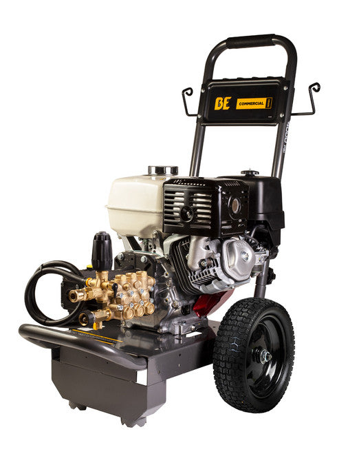 BE Power Equipment B4013HGS 4000 PSI - 4.0 GPM GAS PRESSURE WASHER WITH HONDA GX390 ENGINE & GENERAL TRIPLEX PUMP - MPR Tools & Equipment