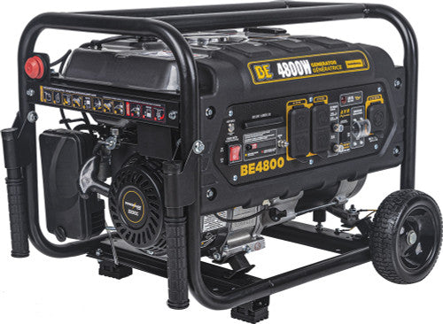 BE Power Equipment BE4800 4,800 Peak Watts Generator, Recoil Start, Gas Fuel - MPR Tools & Equipment