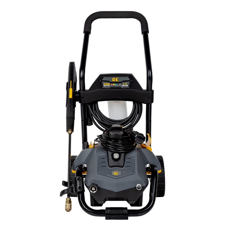 BE Power Equipment P2314EN 2,300 PSI - 1.7 GPM Electric Pressure Washer with Powerease Motor and AR Axial Pump - MPR Tools & Equipment