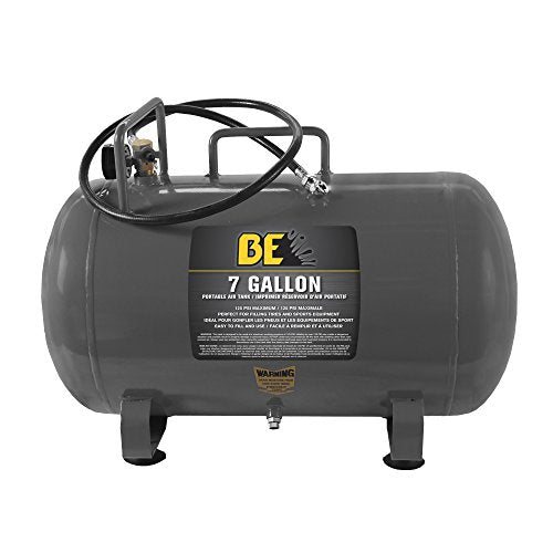 BE Power Equipment Pressure 67.000.700 7 Gallon Portable Air Tank, 125 PSI - MPR Tools & Equipment