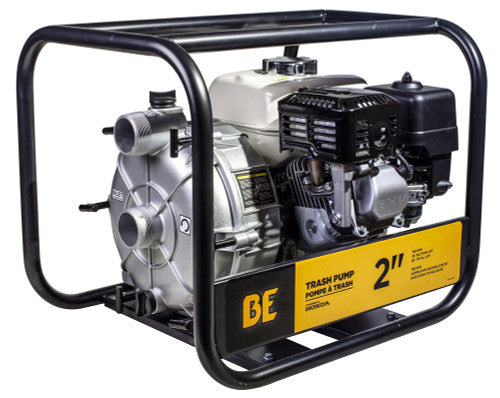 BE Power Equipment TP-2065HT 2" SEMI-TRASH TRANSFER PUMP WITH HONDA GX200 ENGINE, 158 GPM - MPR Tools & Equipment