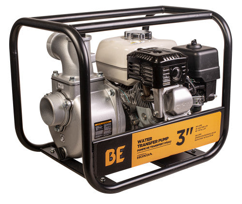 BE Power Equipment WP-3065HL 3" WATER TRANSFER PUMP WITH HONDA GX200 ENGINE, 264 GPM - MPR Tools & Equipment