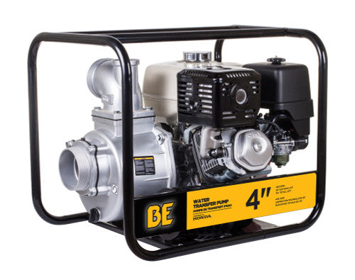 BE Power Equipment WP4013H 4" WATER TRANSFER PUMP WITH HONDA GX390 ENGINE, 430 GPM - MPR Tools & Equipment