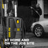 BE Power Equipment P1915EN 2,000 PSI Electric Pressure Washer in use for vehicle washing, lifestyle photo at home and on the job site