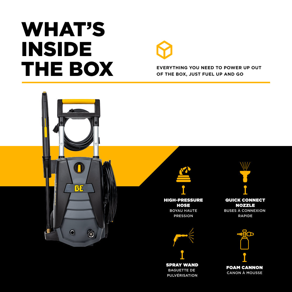 BE Power Equipment P1915EN Electric Pressure Washer additional product view