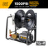 BE Power Equipment X-1520FW1GENH 1500 PSI electric pressure washer with 5-year warranty badge