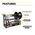 BE Power Equipment X-2050FW1A Features - Spray Wand Hook, Hose Reel, Control Box with Auto Start/Stop, Centurion CTE2S Triplex Pump