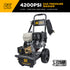 BE Power Equipment B4213HA Gas Pressure Washer - 4200 PSI 4.2 GPM Honda GX390 CP Triplex Pump 3-Year Warranty