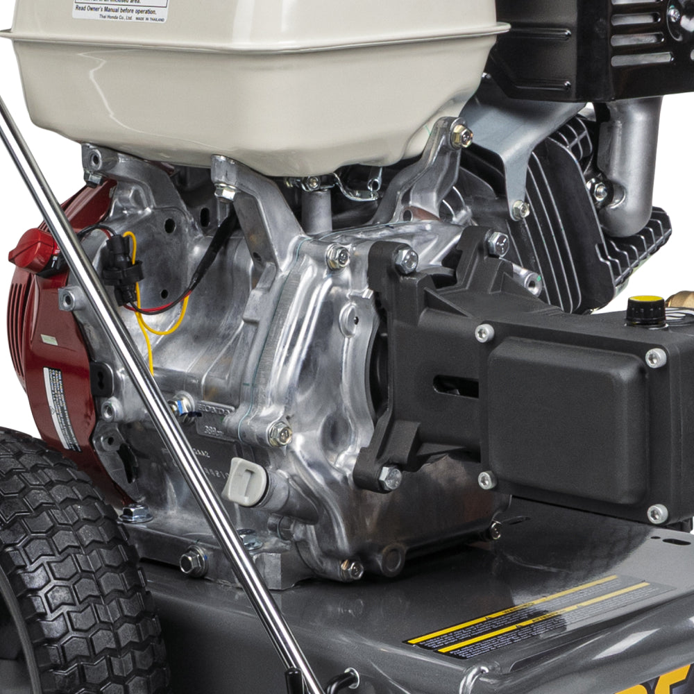 BE Power Equipment B4213HA Honda GX390 389cc Engine Close-Up Detail