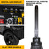 BE Power Equipment BE10500IT Générateur à onduleur tri-carburant 10 500 watts de pointe, démarrage à recul/électrique, carburants gaz/propane/gaz naturel