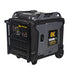 BE Power Equipment BE10500IT 10,500W Tri-Fuel Electric Start Inverter Generator - front angle view showing control panel and wheels