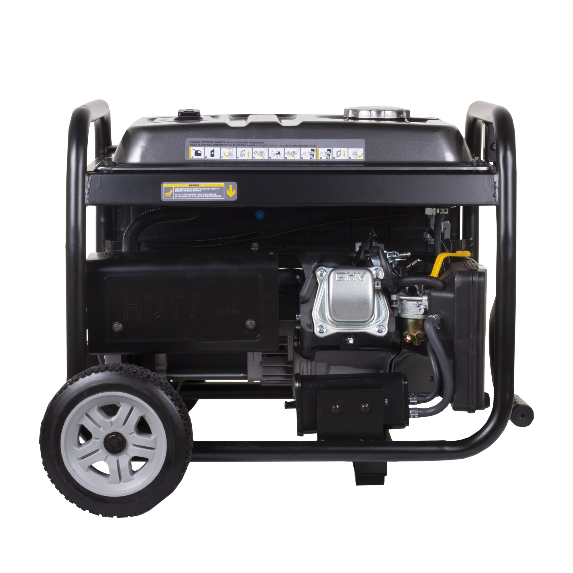 BE Power Equipment BE4200PS 4,200W Portable Generator rear view