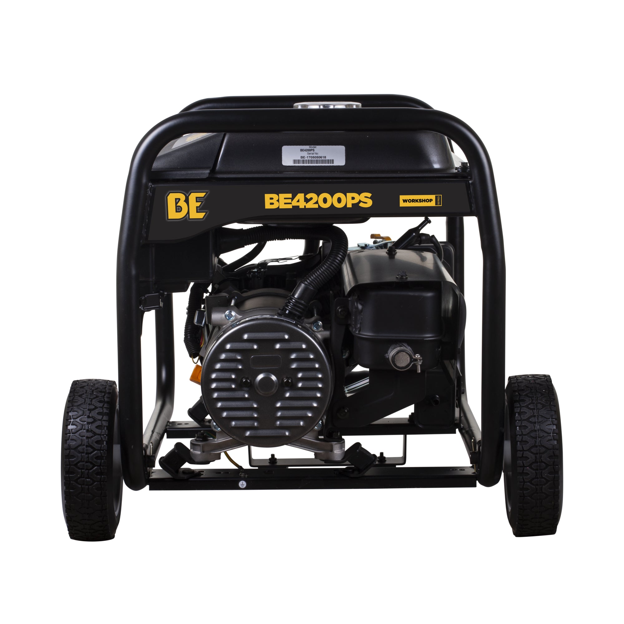 BE Power Equipment BE4200PS 4,200W Portable Generator top view