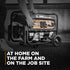 BE4800 4,800W Portable Generator being handled on a worksite - farm and job site lifestyle photo