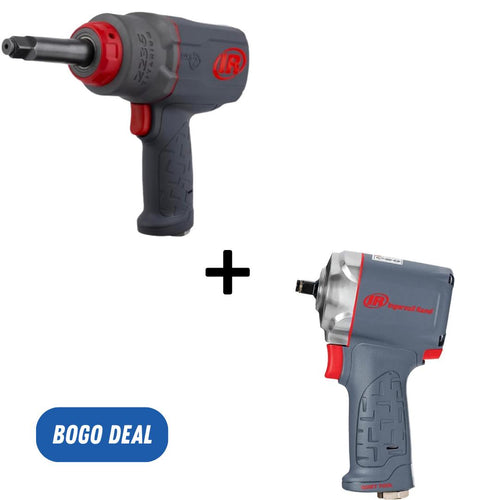 Ingersoll Rand 2236QTiMAX-2 1/2" Dr. x 2" Extended Anvil Quiet Impact Wrench with DXS Drive XChange System, 1500 Ft-Lb, 7500 RPM
