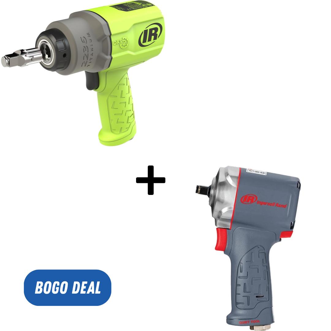Clé à chocs silencieuse à enclume standard de 1/2 po Ingersoll Rand 2236QTIMAX-G avec système DXS Drive Xchange, 1 500 pi-lb, 7 500 tr/min