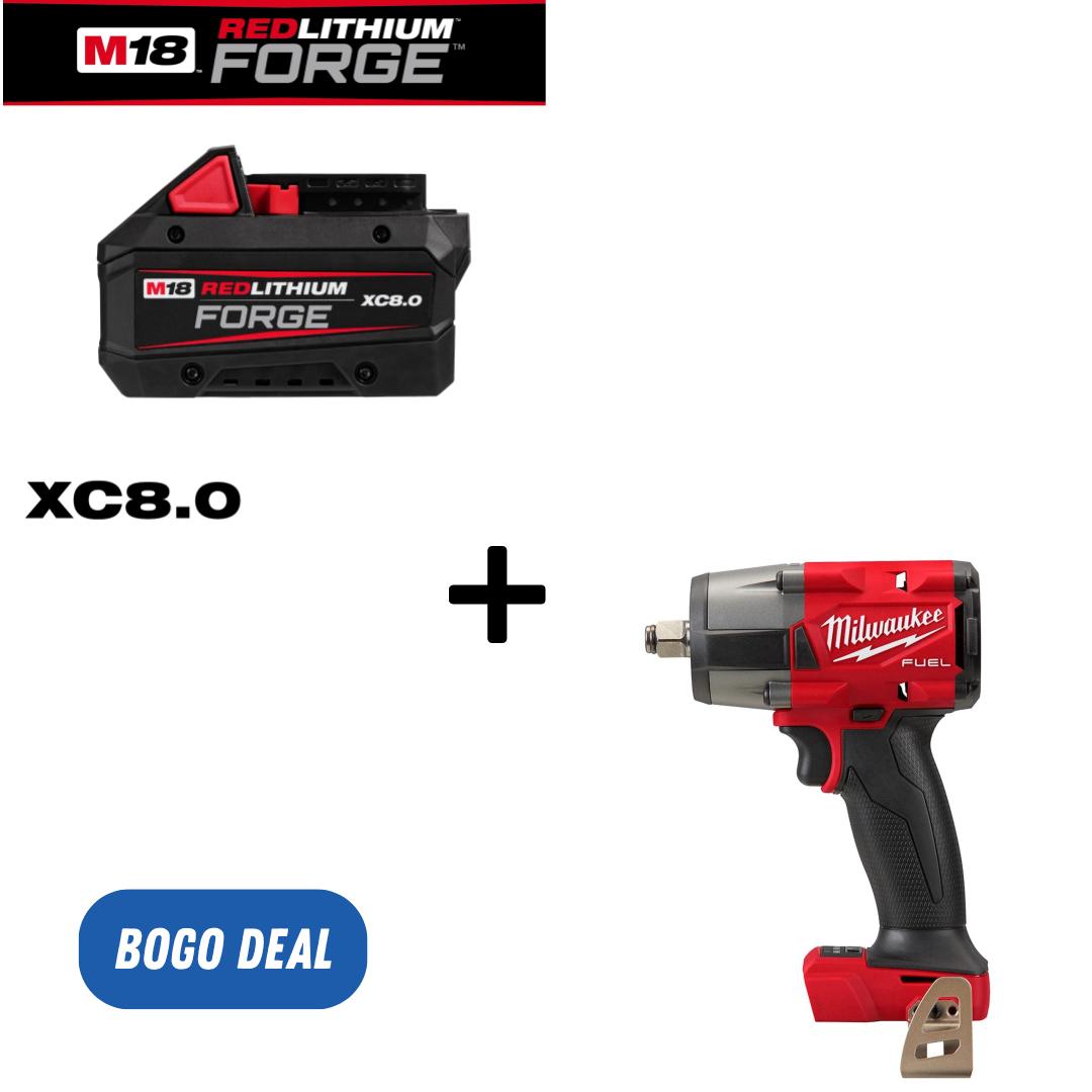 Milwaukee Tool 48-11-1881 M18 REDLITHIUM FORGE XC8.0 Battery Pack