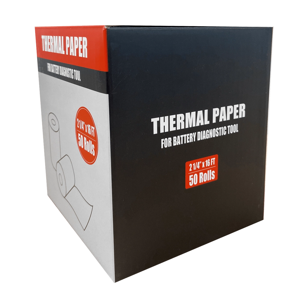 Autel BTPAPER50 Thermal Paper Roll 50-Pack for BT608 Battery Tester Printer