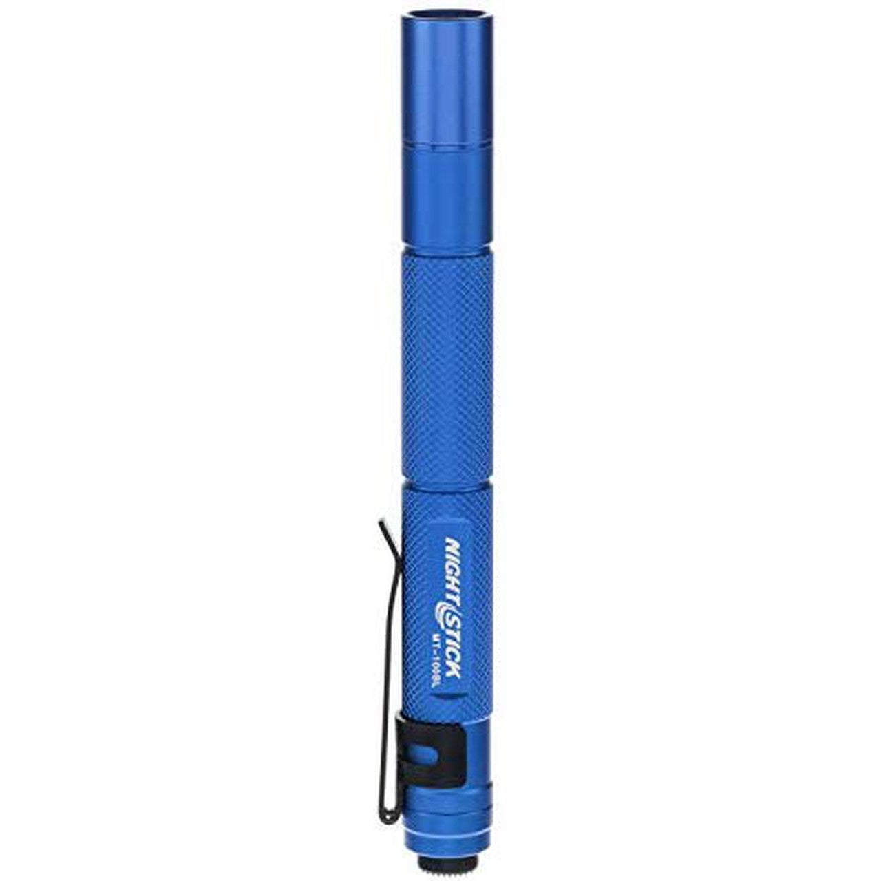 Bayco Nightstick MT-100BL Mini-TAC Metal LED Flashlight - 2 AAA, 5.4 in (137 mm), Blue - MPR Tools & Equipment