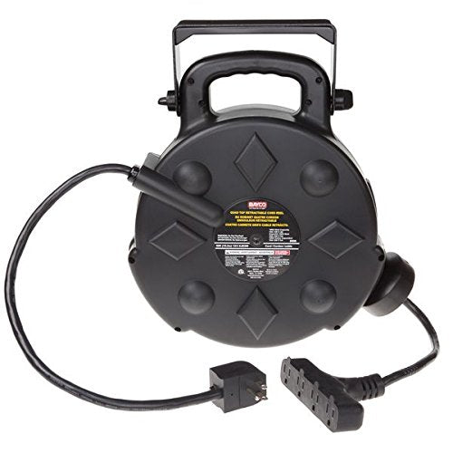 Bayco SL-8906 Cord Reel. Black - MPR Tools & Equipment