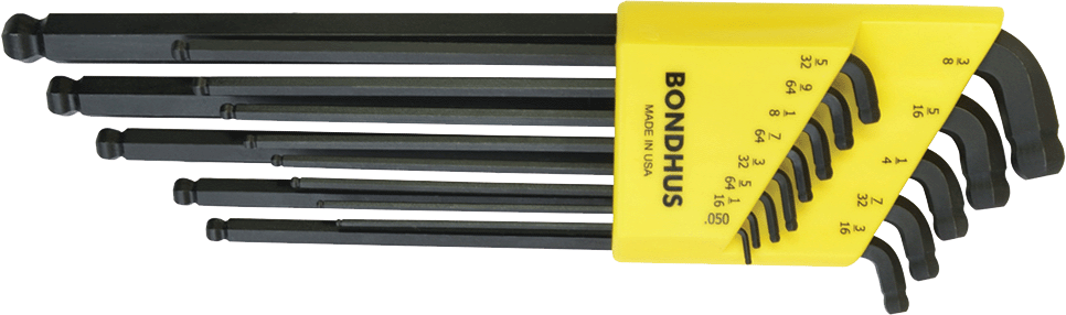 Bondhus 67037 13pc Stubby Double Ball End L-Wrenches with ProGuard Finish - MPR Tools & Equipment