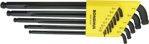 Bondhus 67037 13pc Stubby Double Ball End L-Wrenches with ProGuard Finish - MPR Tools & Equipment