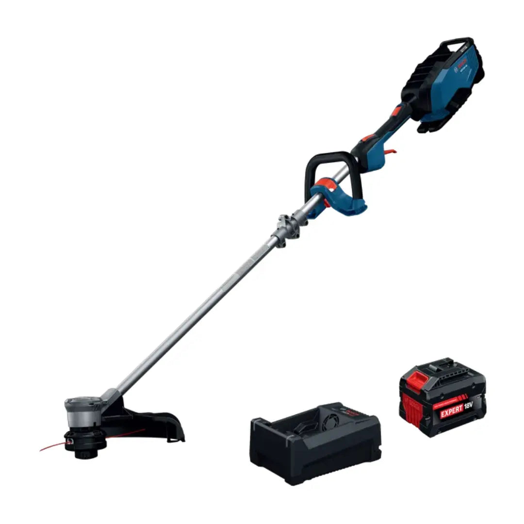 Bosch GRT18V-40N18X 18V Brushless 16 In. String Trimmer Kit with 8Ah Battery and Fast Charger