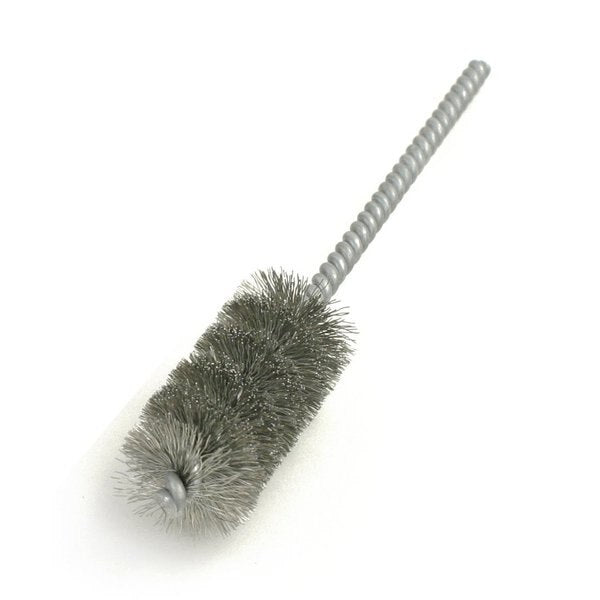 Brush Research Manufacturing 83S750 83 Series Tube Brush 0.750" Diameter, .008SS, 1.750" Brush Part, 5" OAL, Cut for Power - MPR Tools & Equipment