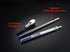 Precision Instruments A10C4D600F Adaptor Bar for C4D600F Torque Wrench shown alongside TQR600-6 Middle Extension Tube and torque wrench body