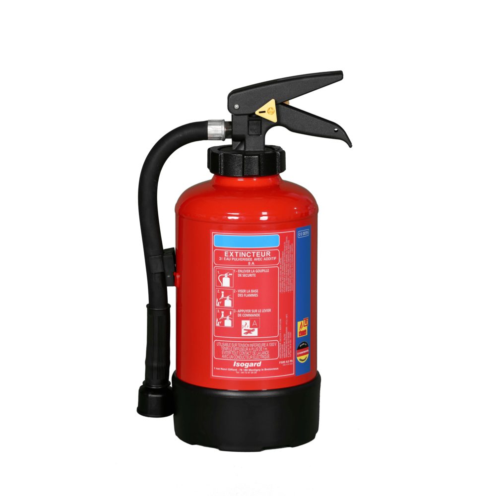 CATU CD-307 Extinguisher For Li-Ion Battery Fire, Fire Class A, 3L Cap., Maximum Battery Voltage: 1000 VAC - 1500 VDC - MPR Tools & Equipment