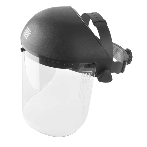 CATU MO-286 Arc-Flash Transparent Face Shield with Headband, Anti-Scratch & Anti-Fog - MPR Tools & Equipment