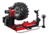 Coats CHD-9551 Heavy Duty Tire Changer with large agricultural tire mounted