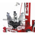 Coats 8184414 Motorcycle Clamps Set mounted on a Coats rim clamp tire changer machine