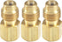 CPS Products AD48 R-12 TO R-134a 1/4" SAE F X 1/2" ACME M ADAPTER 3 PK