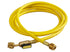 CPS Products HS8YE 8ft (240cm) Yellow Standard 1/4" Hose with 45 Degree Ball Valve on End - MPR Tools & Equipment