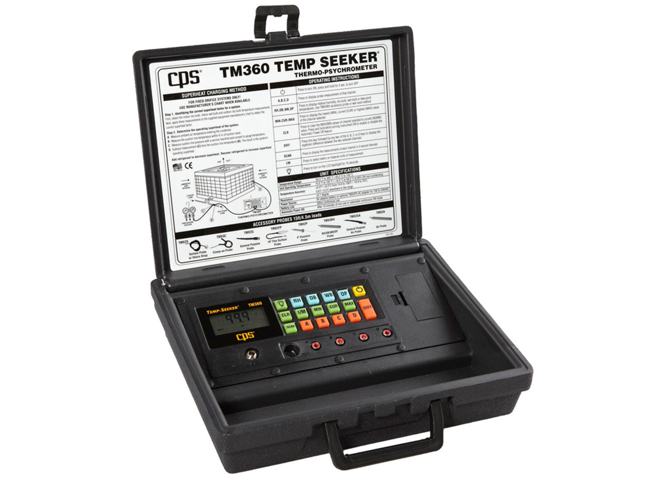 CPS Products TM360 TEMP-SEEKER 4 CHANNEL (1) EACH TMX2A/TMX2G/TMX2S - MPR Tools & Equipment