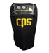 CPS Products MXXC MX Series Dust Cover on A/C RRR Machine, black nylon with yellow CPS logo and clear gauge window