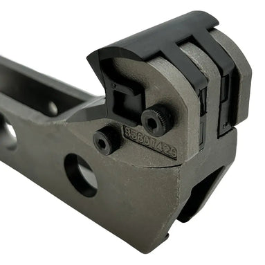 Close-up of Coats 85607986 GRIP-MAX Plus Extended Clamp showing integrated plastic protector and part number