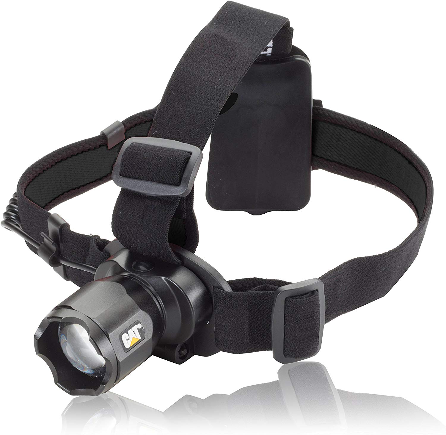 Cat Lights CT4200 220 Lumen Focusing Beam LED Headlamp with Adjustable Angle Head (Black) - MPR Tools & Equipment