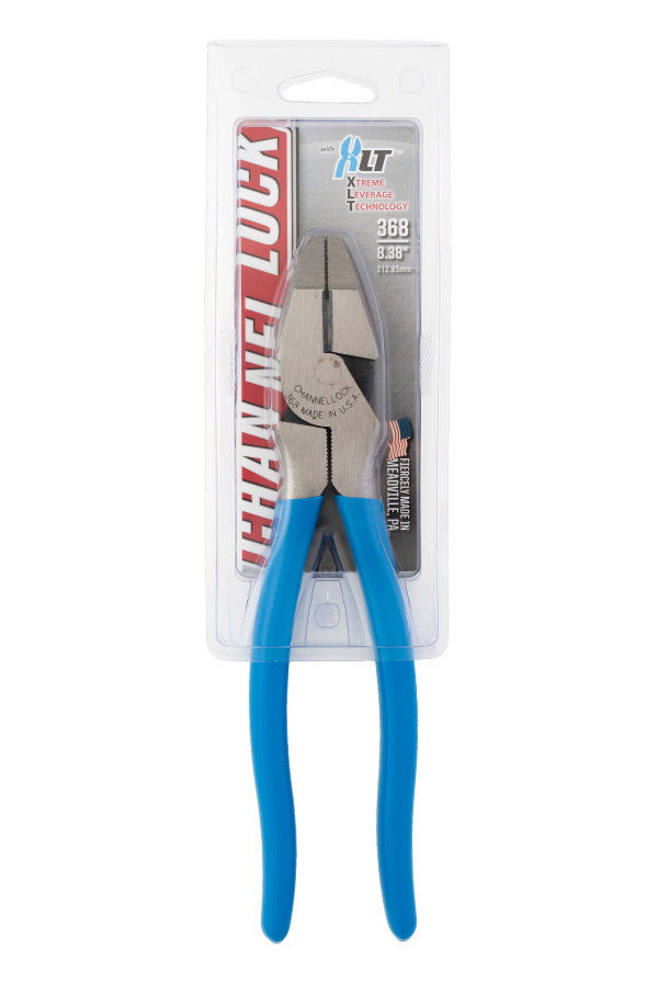 Channellock 368 8.5" XLT Round Nose Linemen'S Pliers - MPR Tools & Equipment