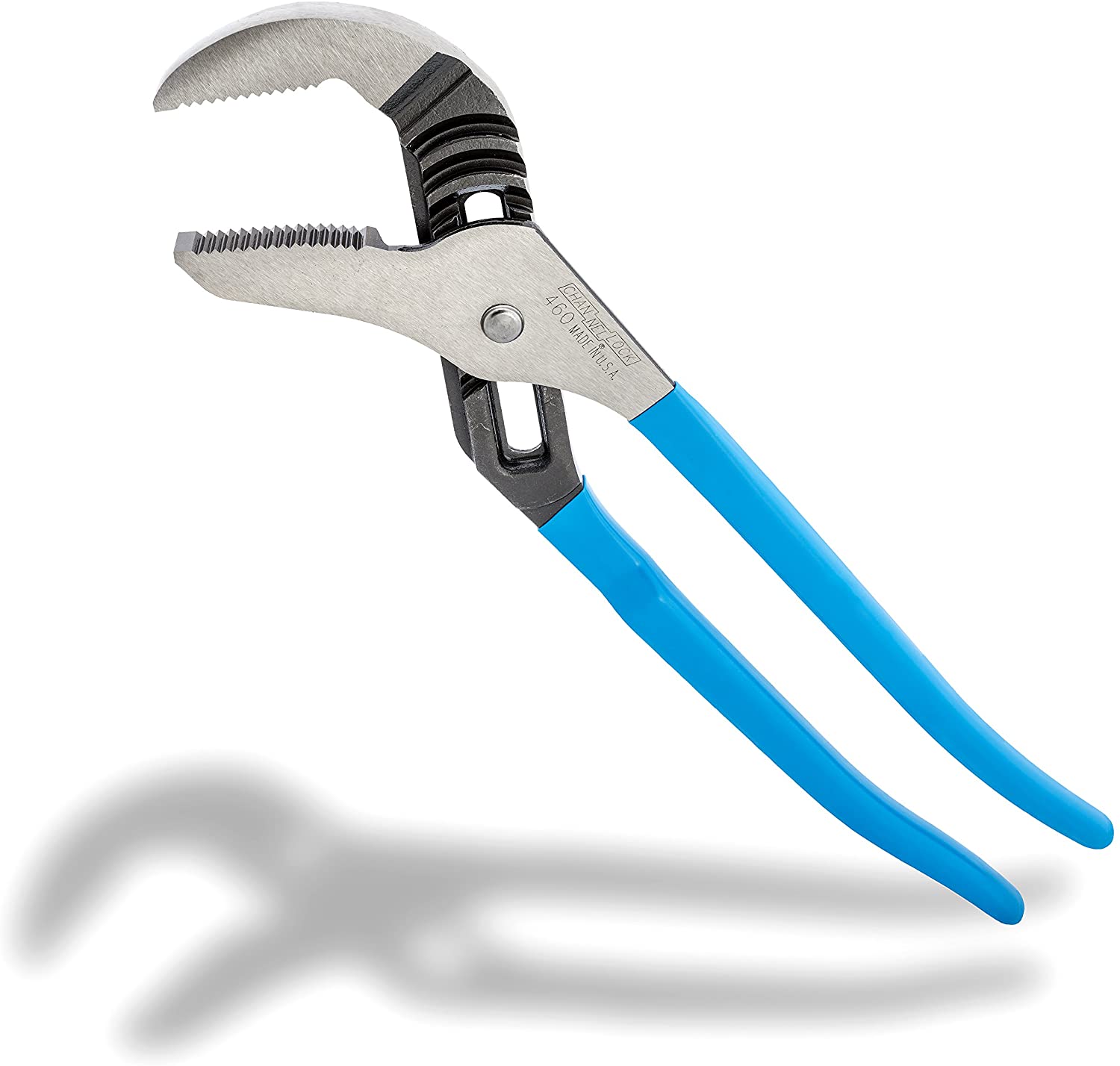 Channellock 460 16.5-Inch Straight Jaw Tongue and Groove Pliers | Groove Joint Plier with Comfort Grips | 4.25-Inch Jaw Capacity | Laser Heat-Treated 90° Teeth| Forged High Carbon Steel | Made in USA - MPR Tools & Equipment