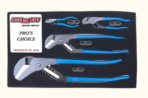 Channellock PC-1 Pit Crew's Tongue and Groove Plier Set: 424. 426. 440. 460 - MPR Tools & Equipment