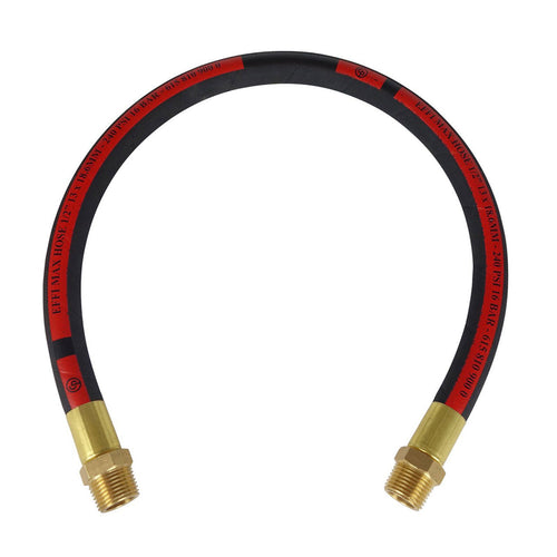 Chicago Pneumatic 6158112660 5/8" Hose Dia 1/2" Thread 2ft Hose Whip - MPR Tools & Equipment