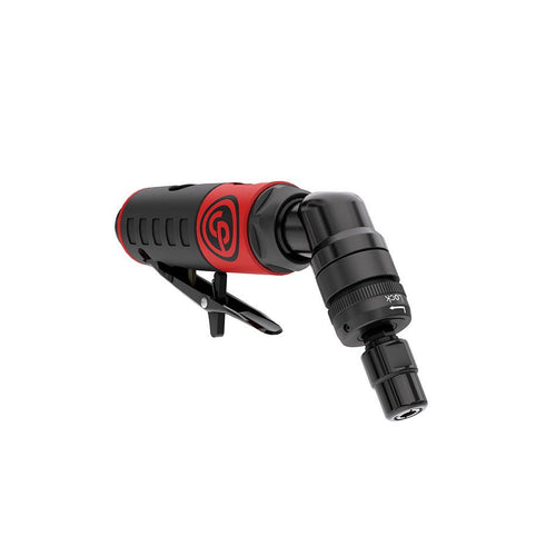 Chicago Pneumatic 7408 1/4" Quiet 120° Angle Die Grinder, .32 HP, 23,000 RPM - MPR Tools & Equipment