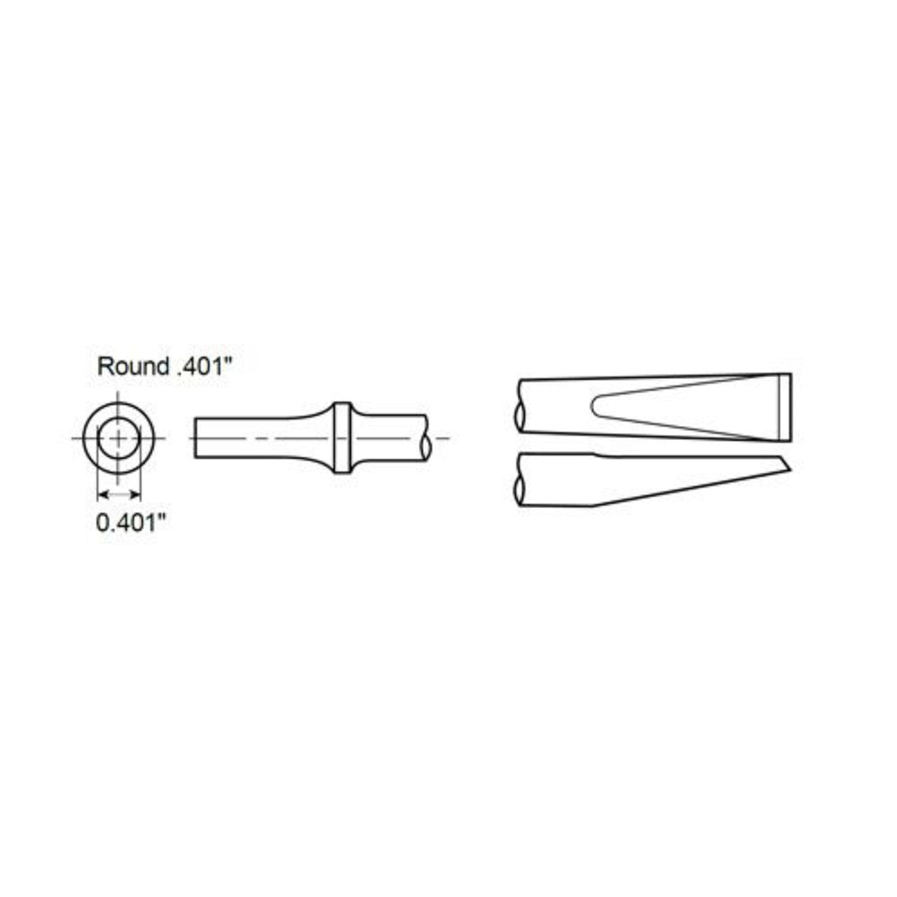 Chicago Pneumatic A046050 CUTTER-RIVET .401